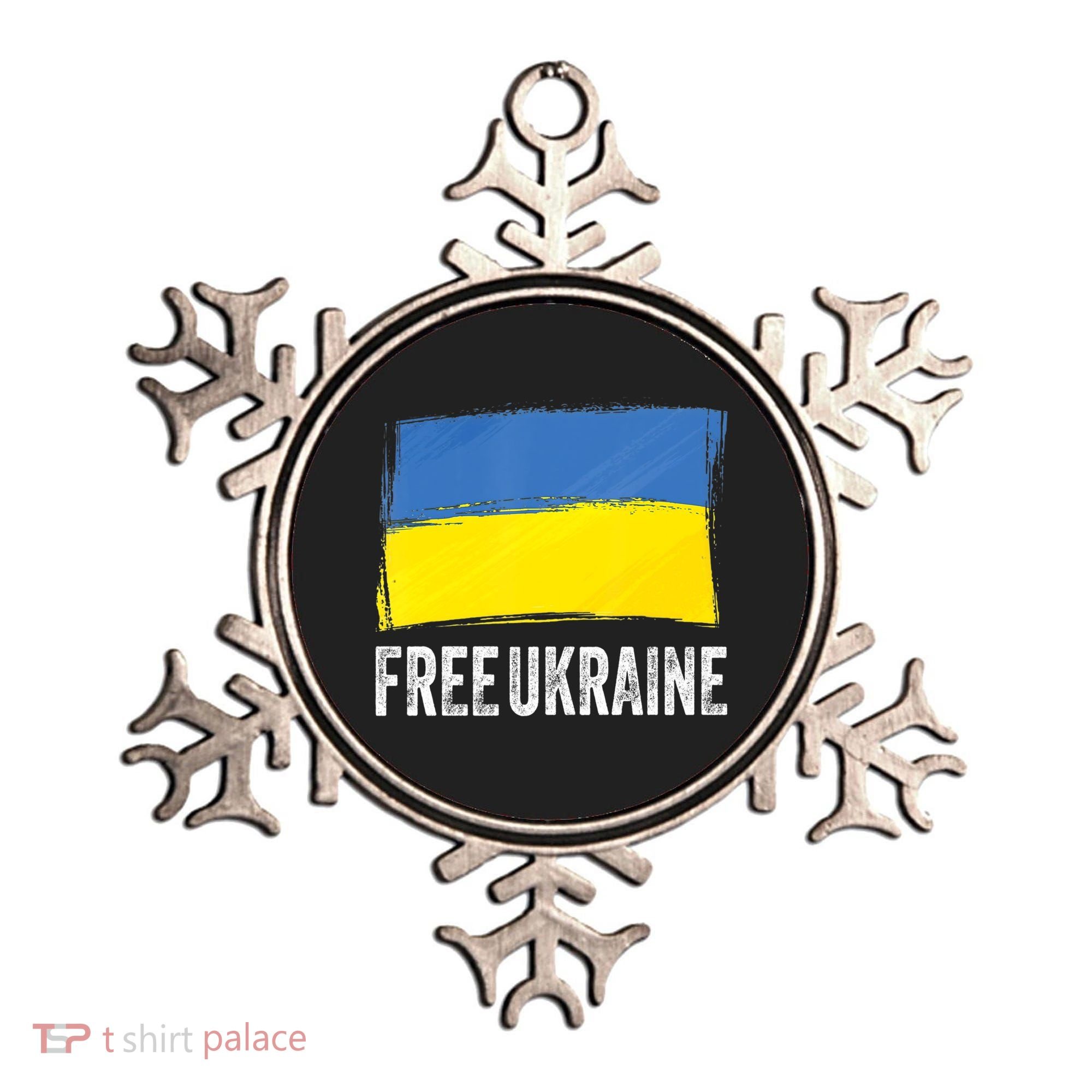 Retro Support Ukraine I Stand With Ukraine Flag Free Ukraine Gift Ornament