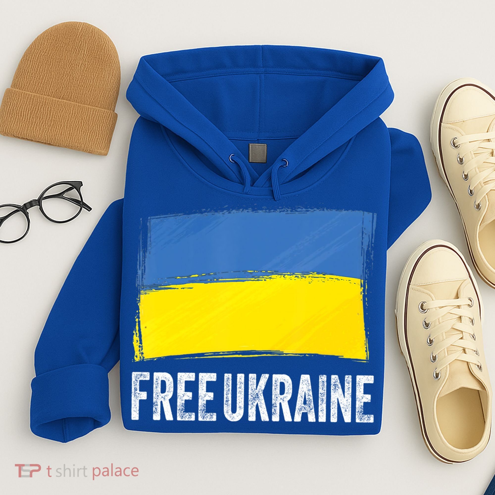 Retro Support Ukraine I Stand With Ukraine Flag Free Ukraine Gift Hoodie