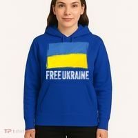 Retro Support Ukraine I Stand With Ukraine Flag Free Ukraine Gift Hoodie thumb 5