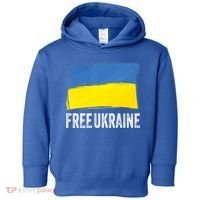 Retro Support Ukraine I Stand With Ukraine Flag Free Ukraine Gift Toddler Hoodie thumb 0