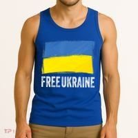 Retro Support Ukraine I Stand With Ukraine Flag Free Ukraine Gift Tank Top thumb 3