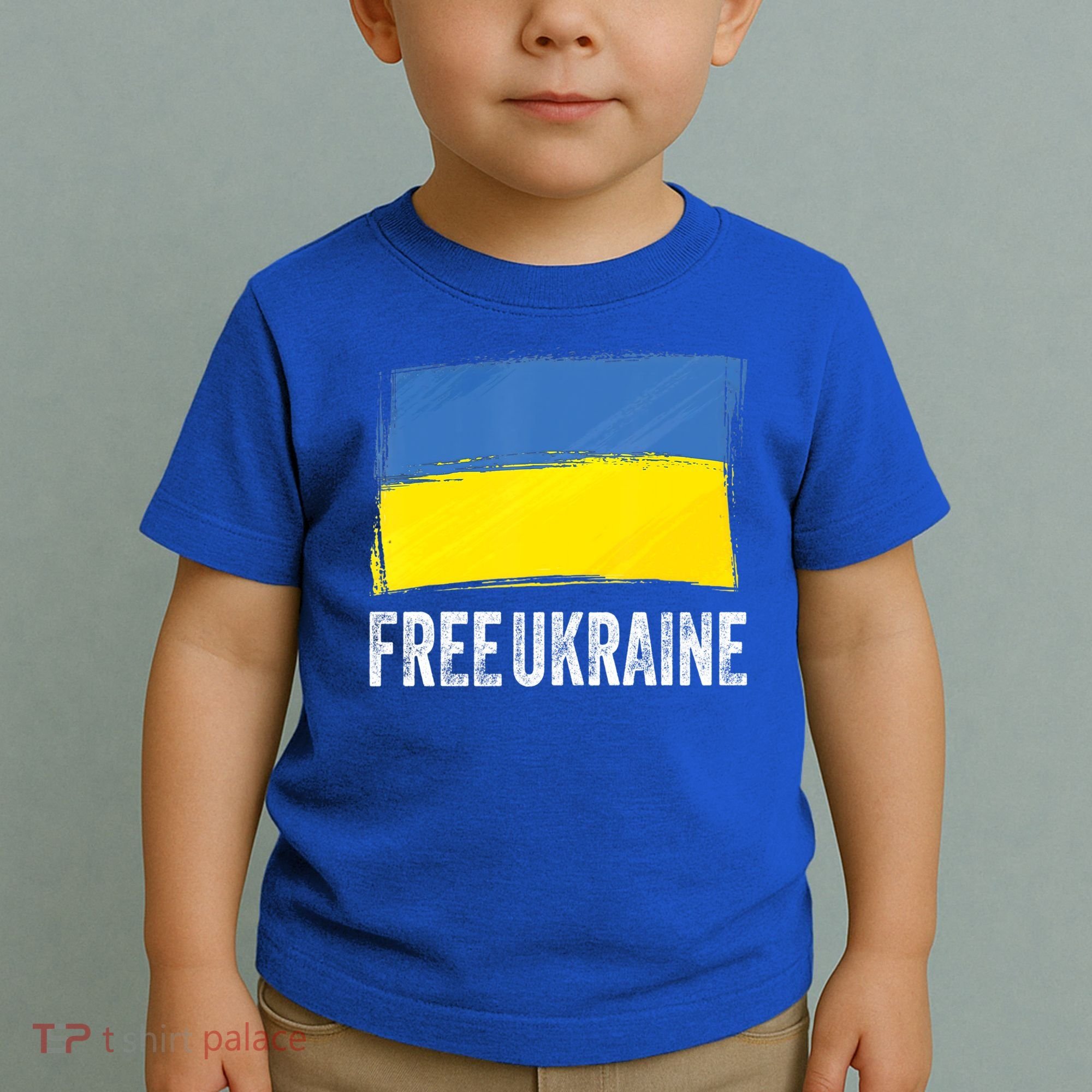 Retro Support Ukraine I Stand With Ukraine Flag Free Ukraine Gift Toddler T-Shirt