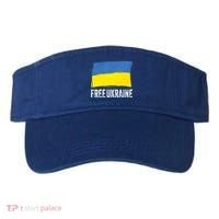 Retro Support Ukraine I Stand With Ukraine Flag Free Ukraine Gift Visor thumb 0