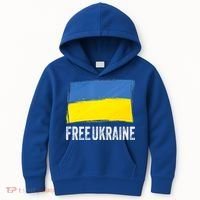 Retro Support Ukraine I Stand With Ukraine Flag Free Ukraine Gift Kids Hoodie thumb 0