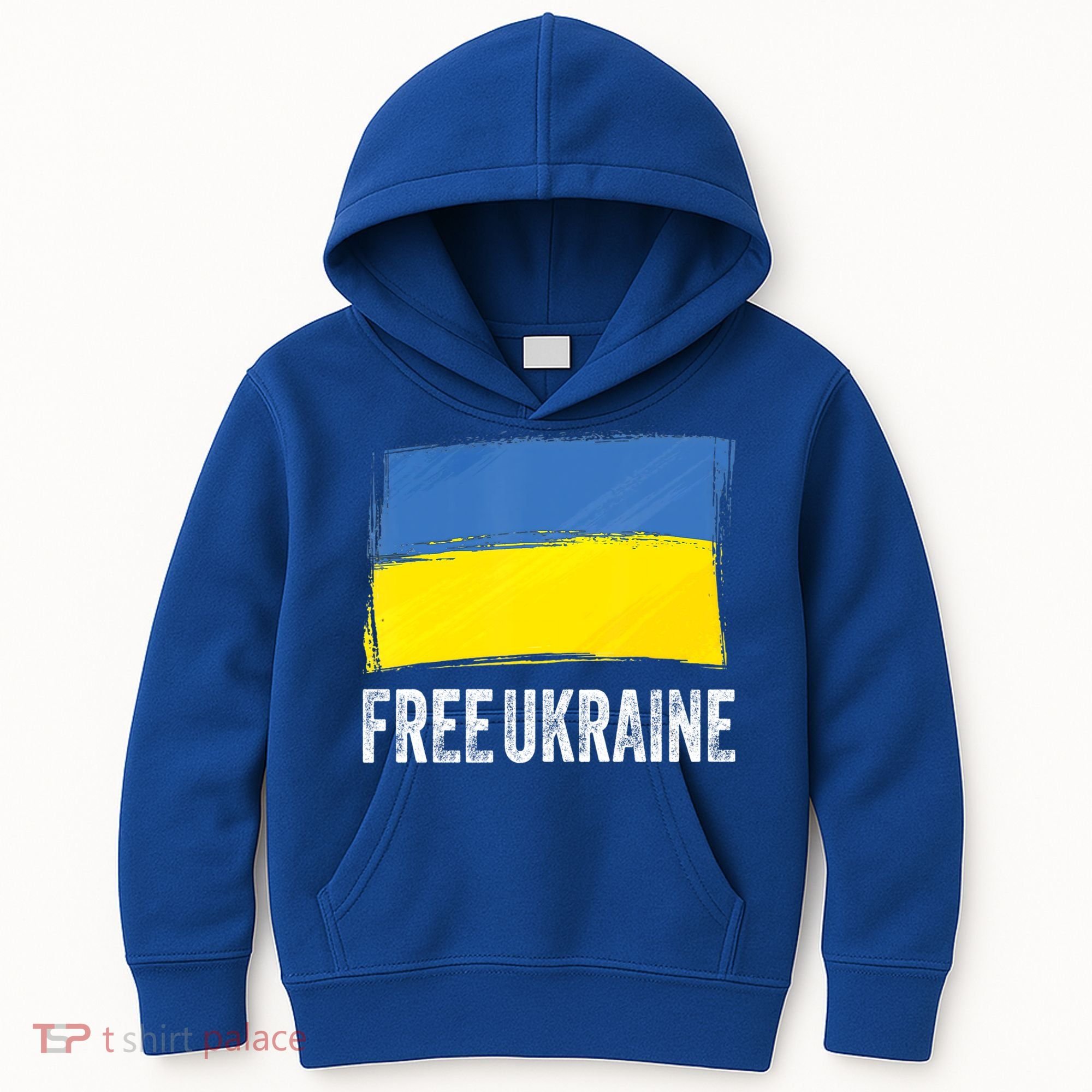 Retro Support Ukraine I Stand With Ukraine Flag Free Ukraine Gift Kids Hoodie