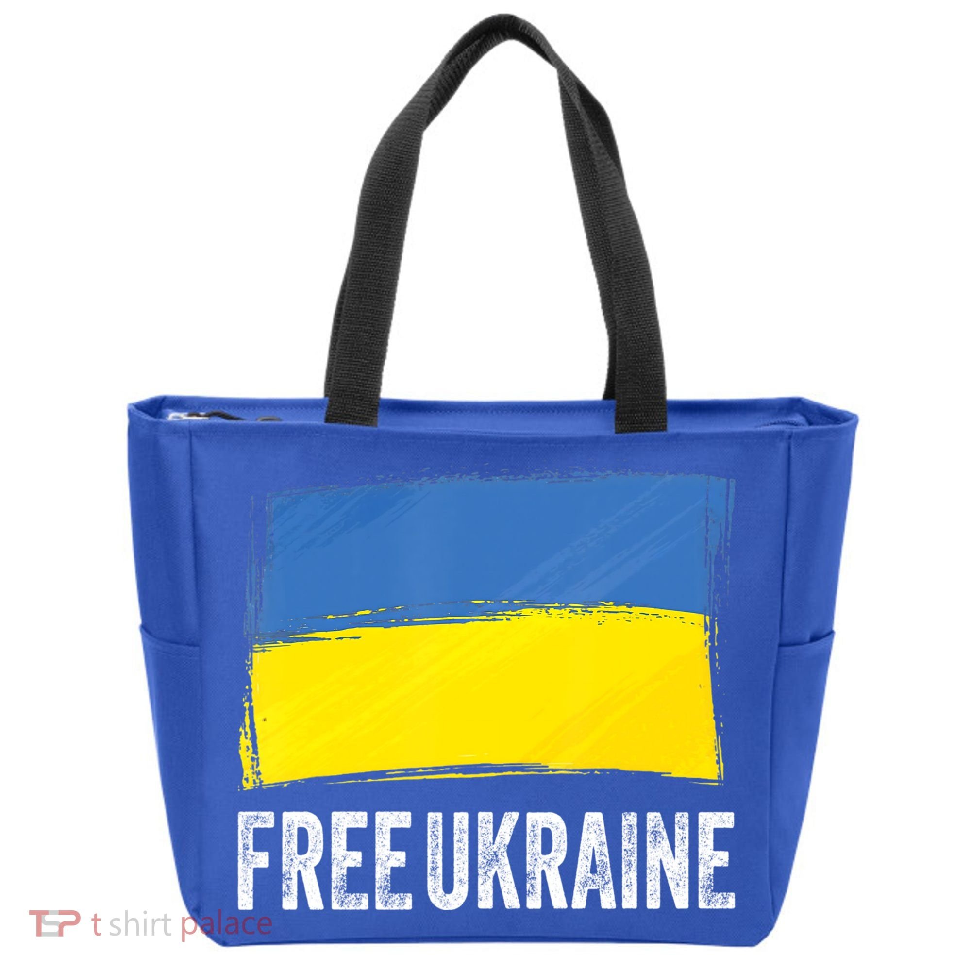 Retro Support Ukraine I Stand With Ukraine Flag Free Ukraine Gift Tote Bag