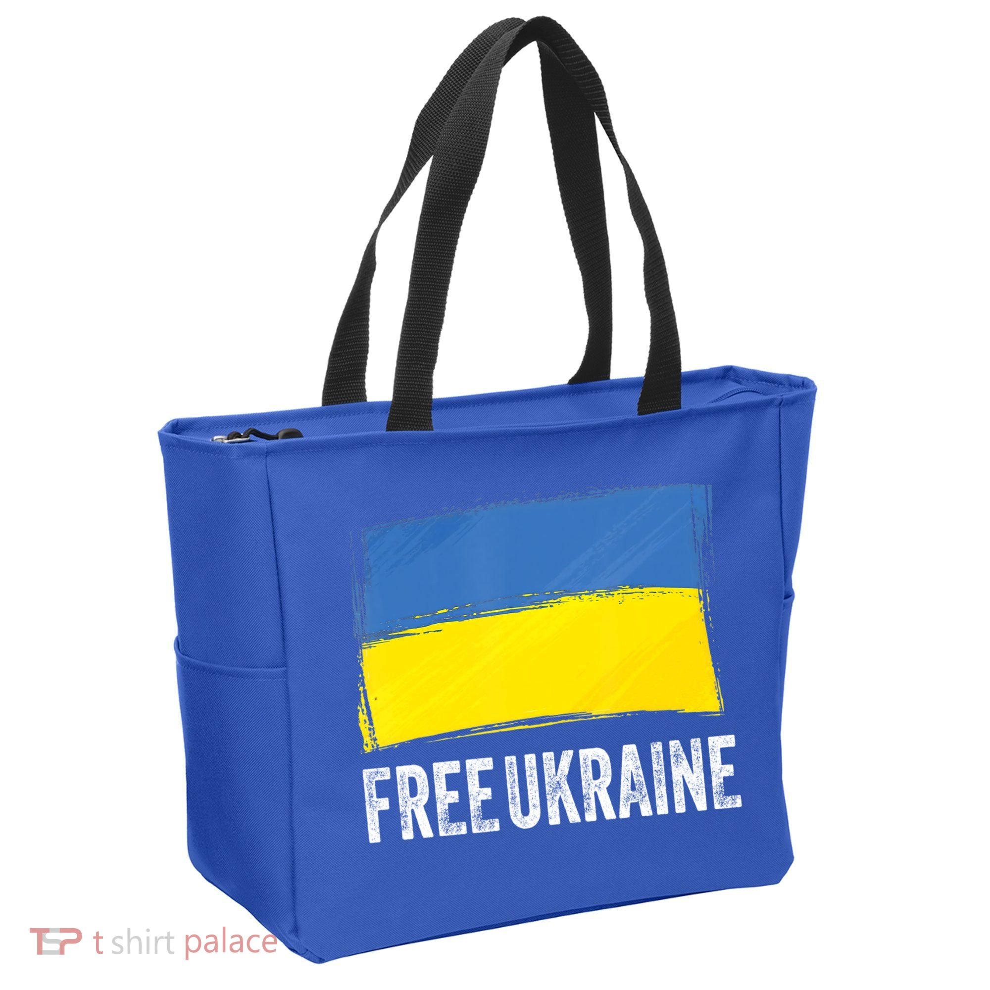 Retro Support Ukraine I Stand With Ukraine Flag Free Ukraine Gift Tote Bag