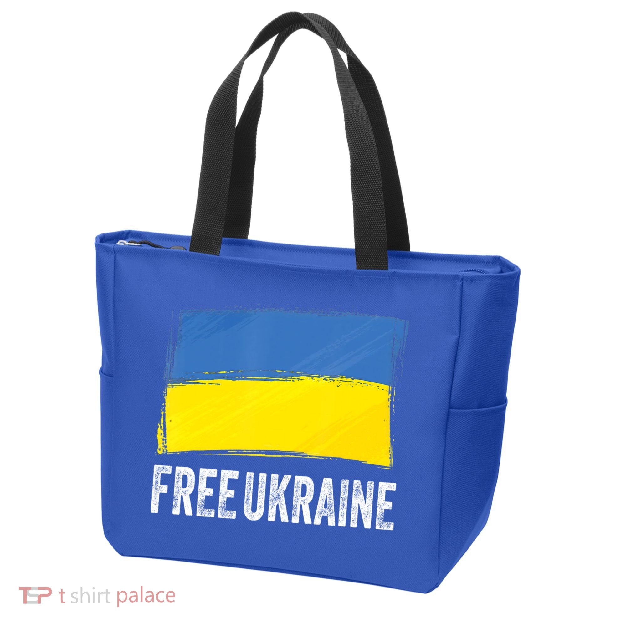 Retro Support Ukraine I Stand With Ukraine Flag Free Ukraine Gift Tote Bag