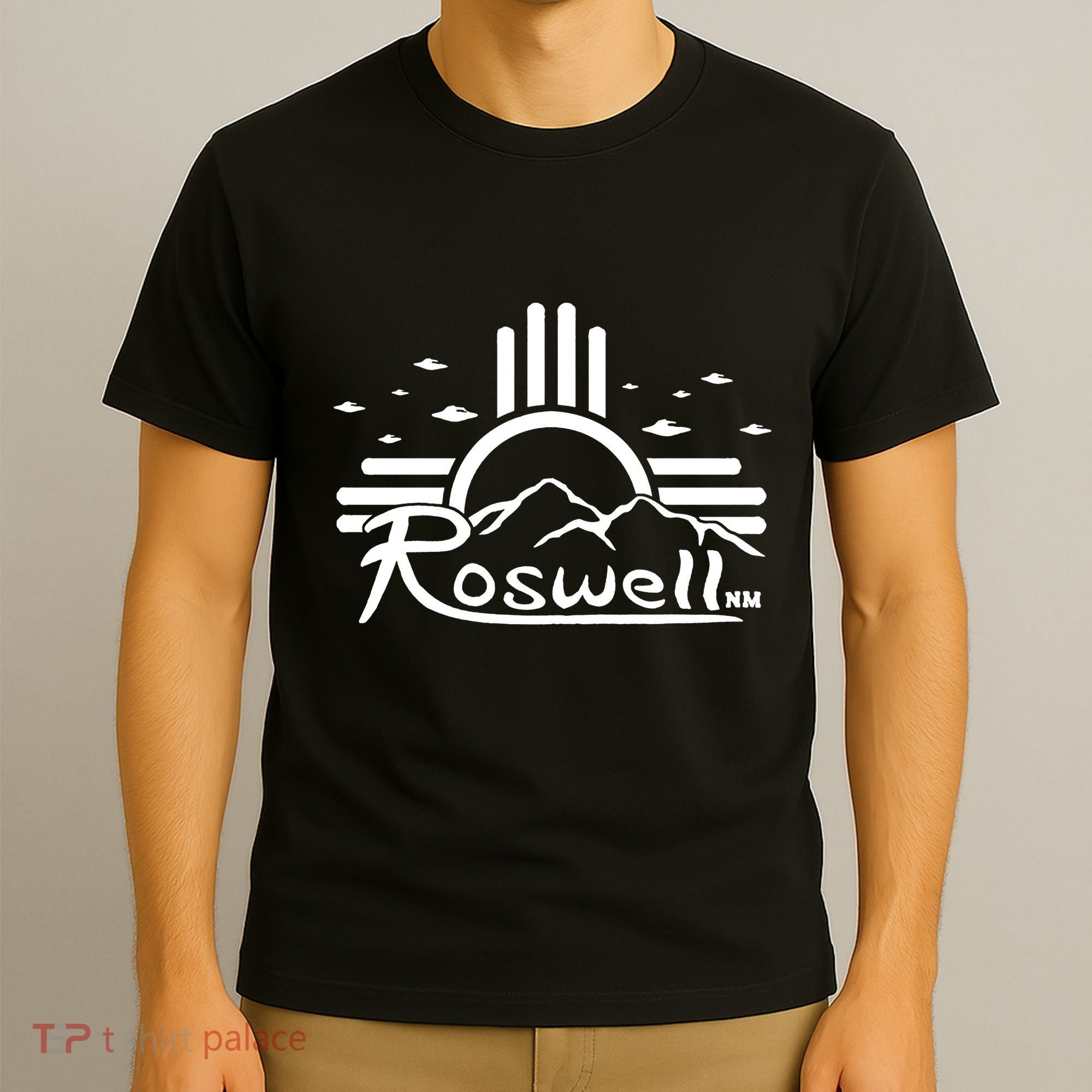 Roswell Sun Ufo Alien Funny T-Shirt