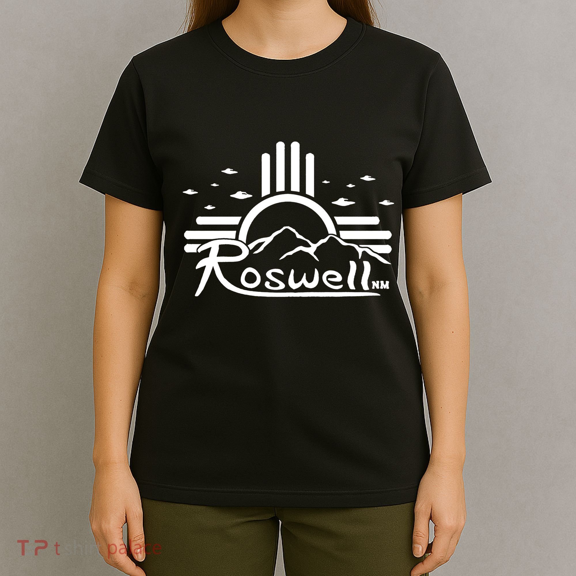 Roswell Sun Ufo Alien Funny T-Shirt