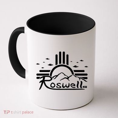 Roswell Sun Ufo Alien Funny Coffee Mug