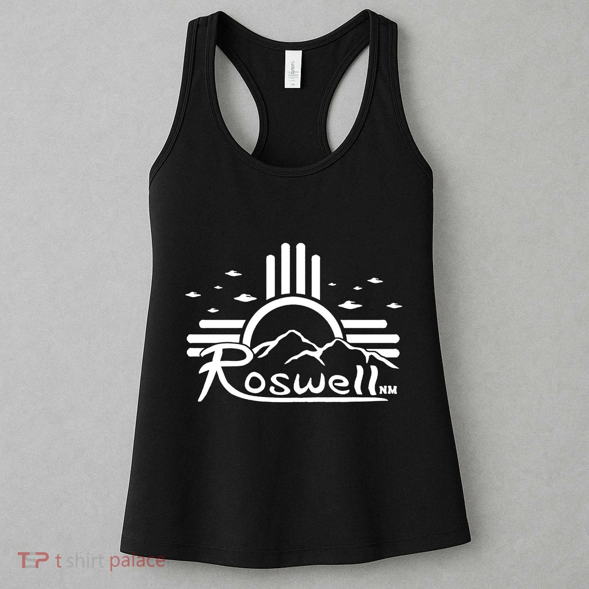 Roswell Sun Ufo Alien Funny Women's Tank Top