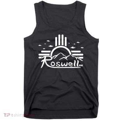 Roswell Sun Ufo Alien Funny Tank Top