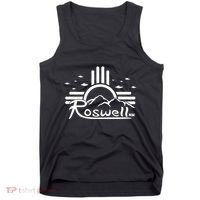 Roswell Sun Ufo Alien Funny Tank Top thumb 0