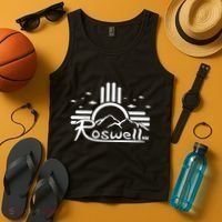 Roswell Sun Ufo Alien Funny Tank Top thumb 4