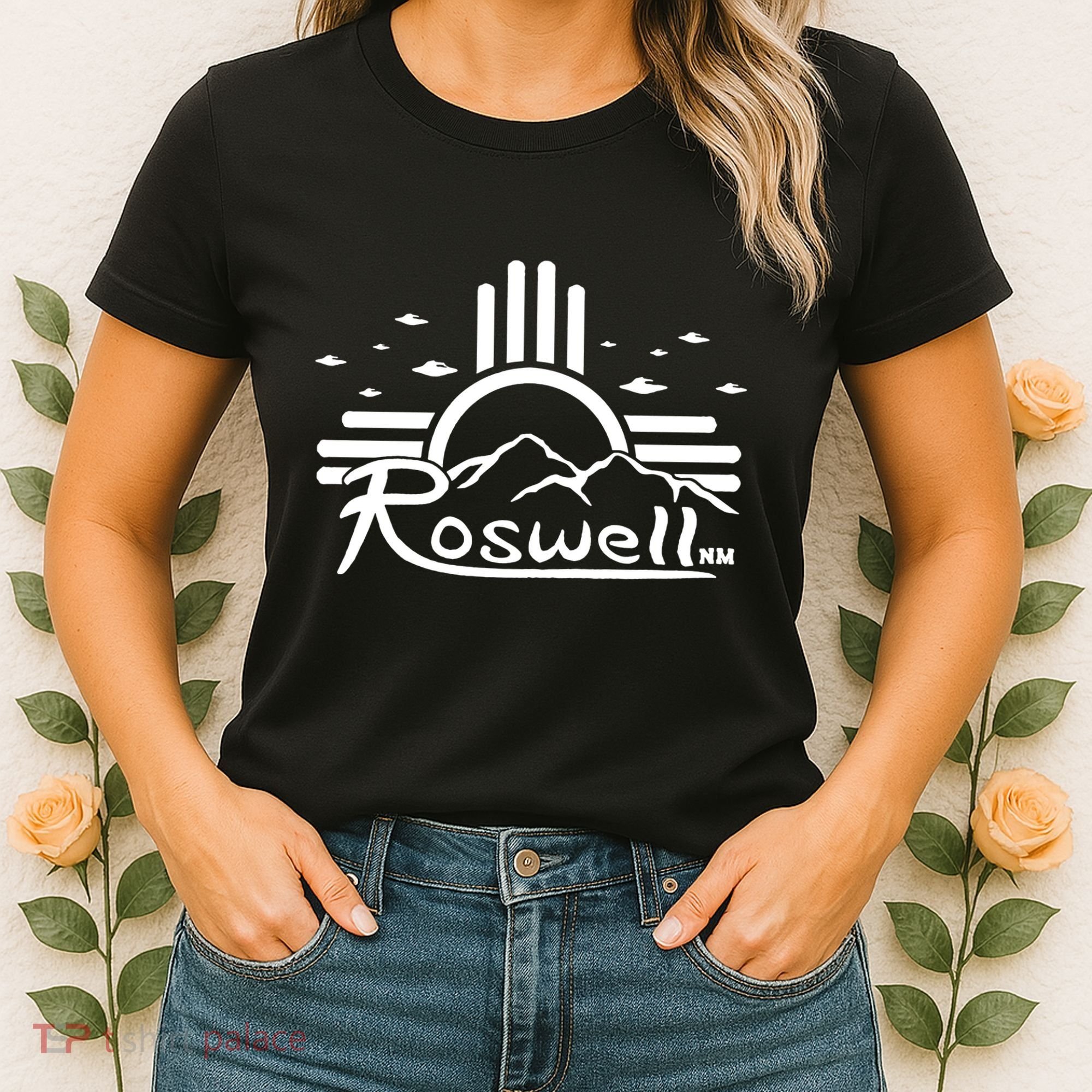 Roswell Sun Ufo Alien Funny Women's T-Shirt