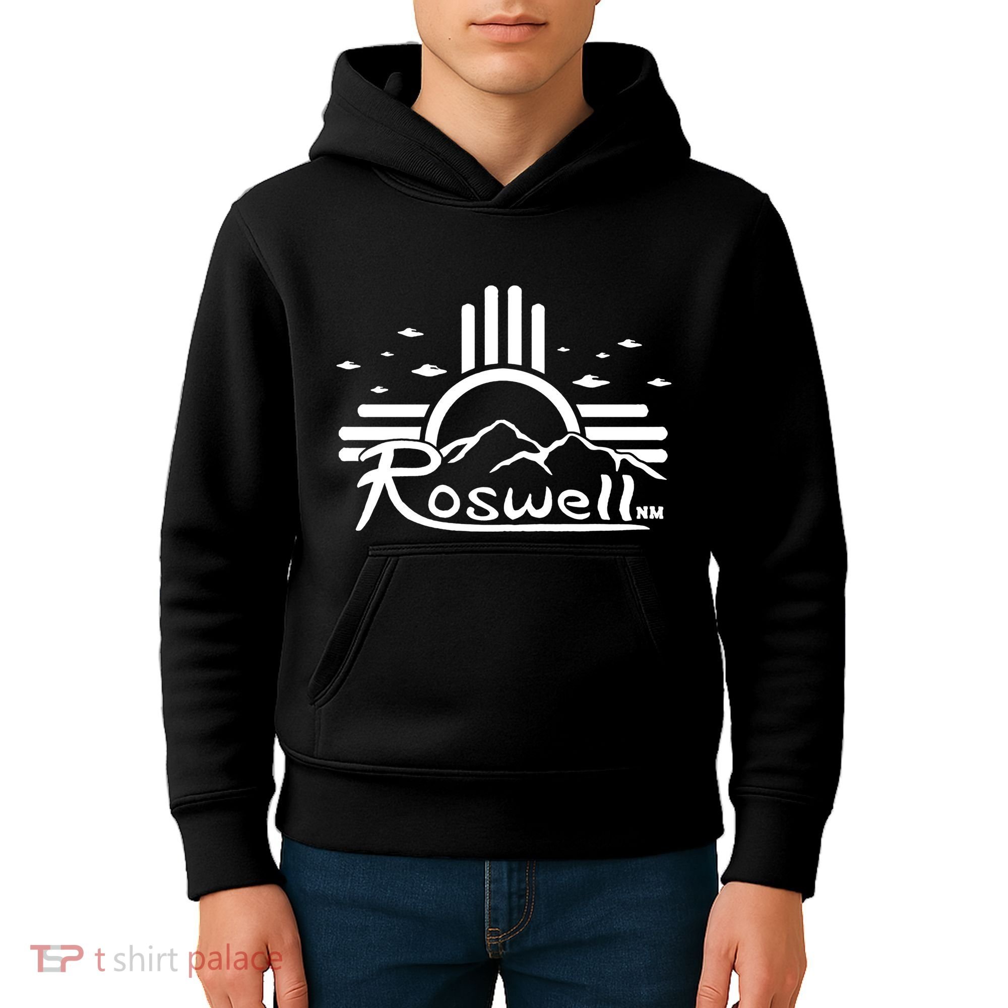 Roswell Sun Ufo Alien Funny Kids Hoodie