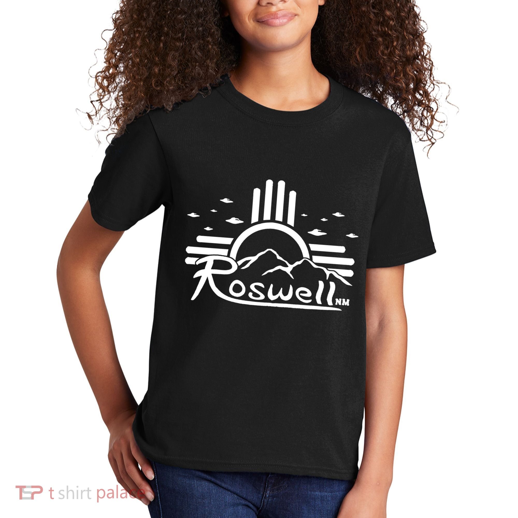 Roswell Sun Ufo Alien Funny Kids T-Shirt