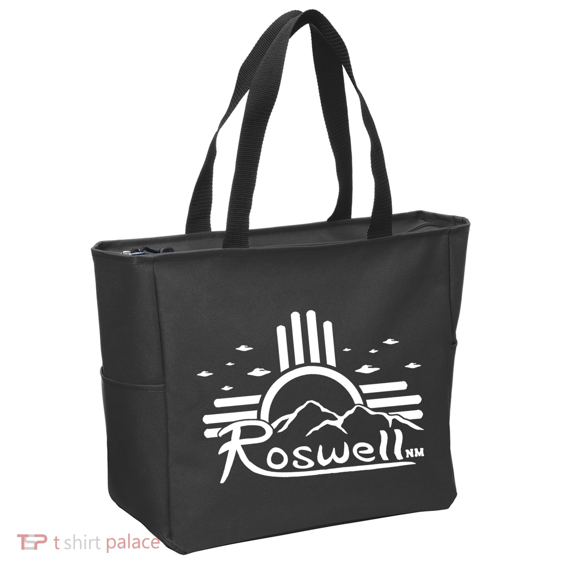 Roswell Sun Ufo Alien Funny Tote Bag