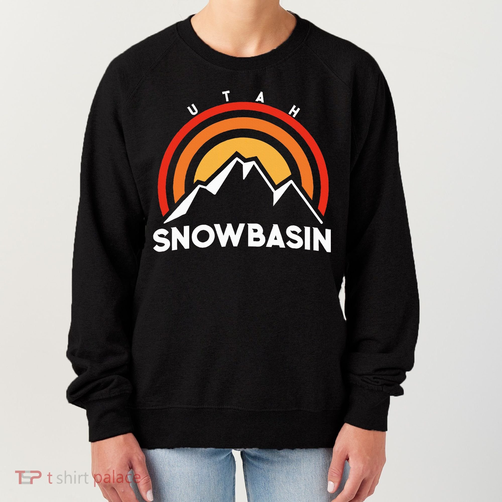 Retro Snowbasin Utah Women's Sweatshirt