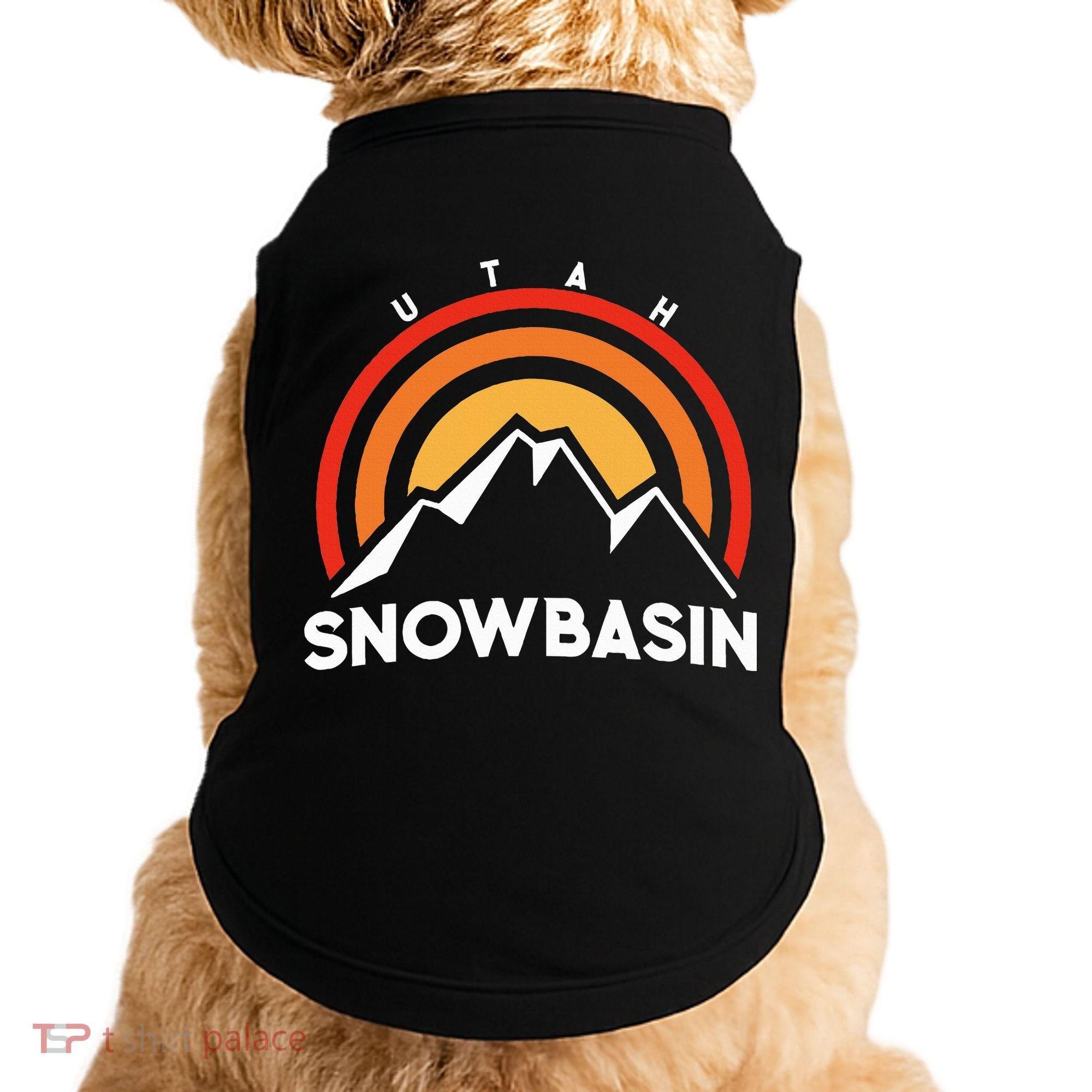 Retro Snowbasin Utah Doggie Tank