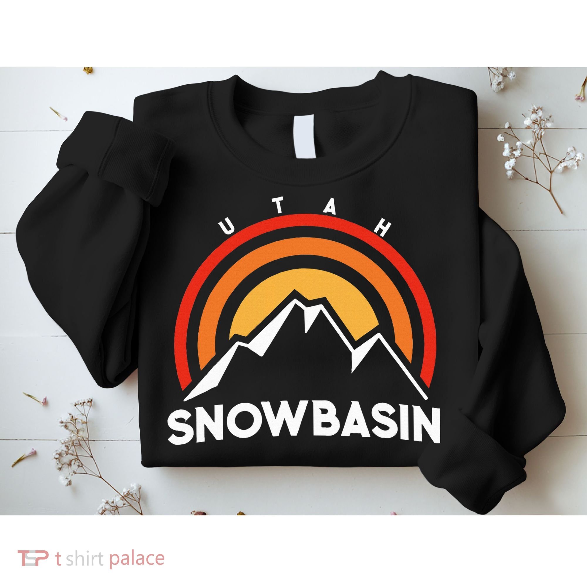 Retro Snowbasin Utah Sweatshirt