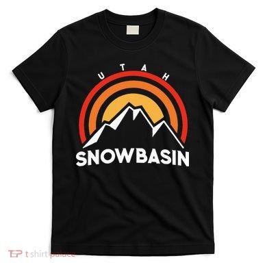 Retro Snowbasin Utah T-Shirt