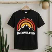 Retro Snowbasin Utah T-Shirt thumb 2