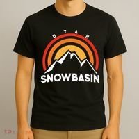 Retro Snowbasin Utah T-Shirt thumb 3
