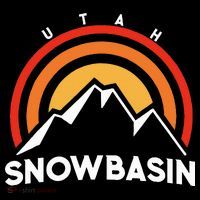 Retro Snowbasin Utah Women's Hoodie thumb 2