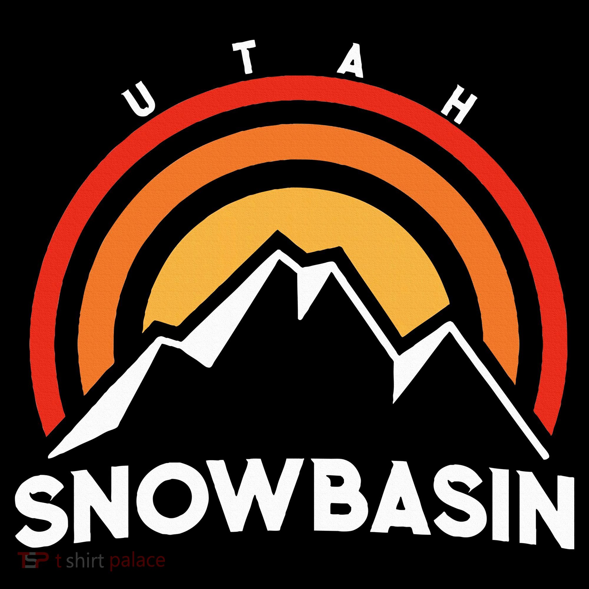 Retro Snowbasin Utah Women's Hoodie