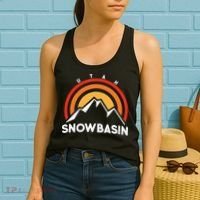 Retro Snowbasin Utah Women's Tank Top thumb 2