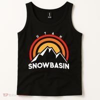 Retro Snowbasin Utah Tank Top thumb 2