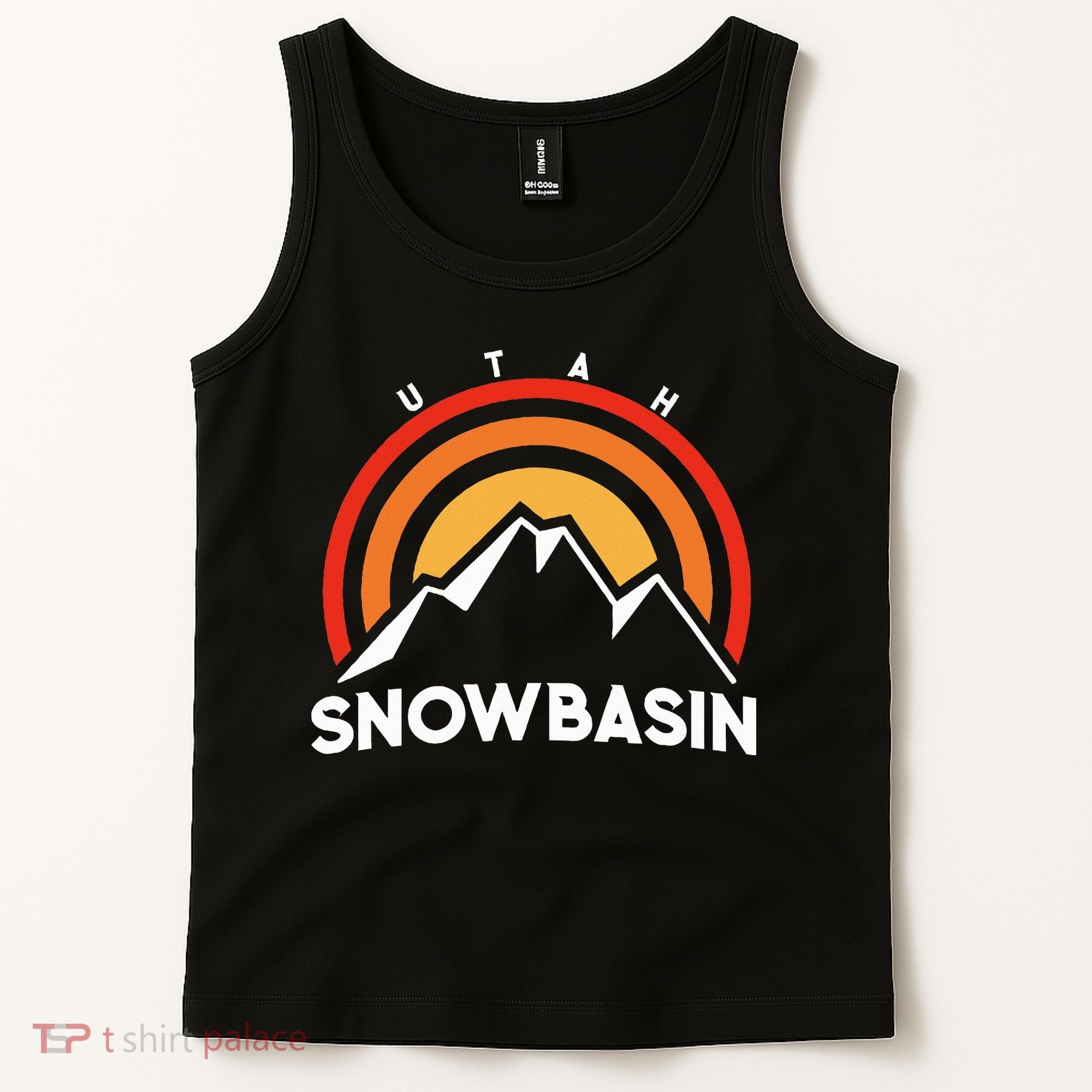 Retro Snowbasin Utah Tank Top
