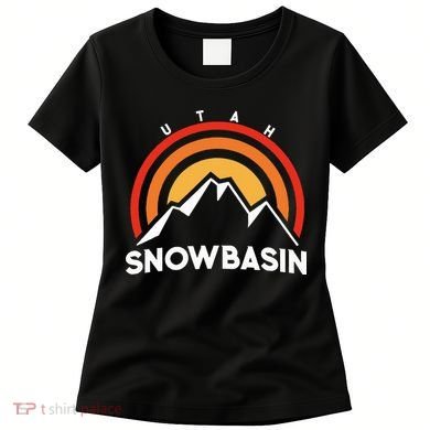 Retro Snowbasin Utah Women's T-Shirt