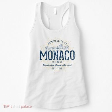Retro Style Vintage Monaco Women's Tank Top
