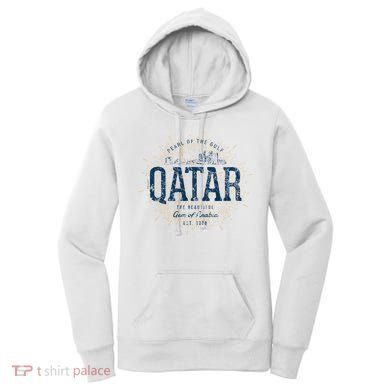 Retro Style Vintage Qatar Women's Hoodie