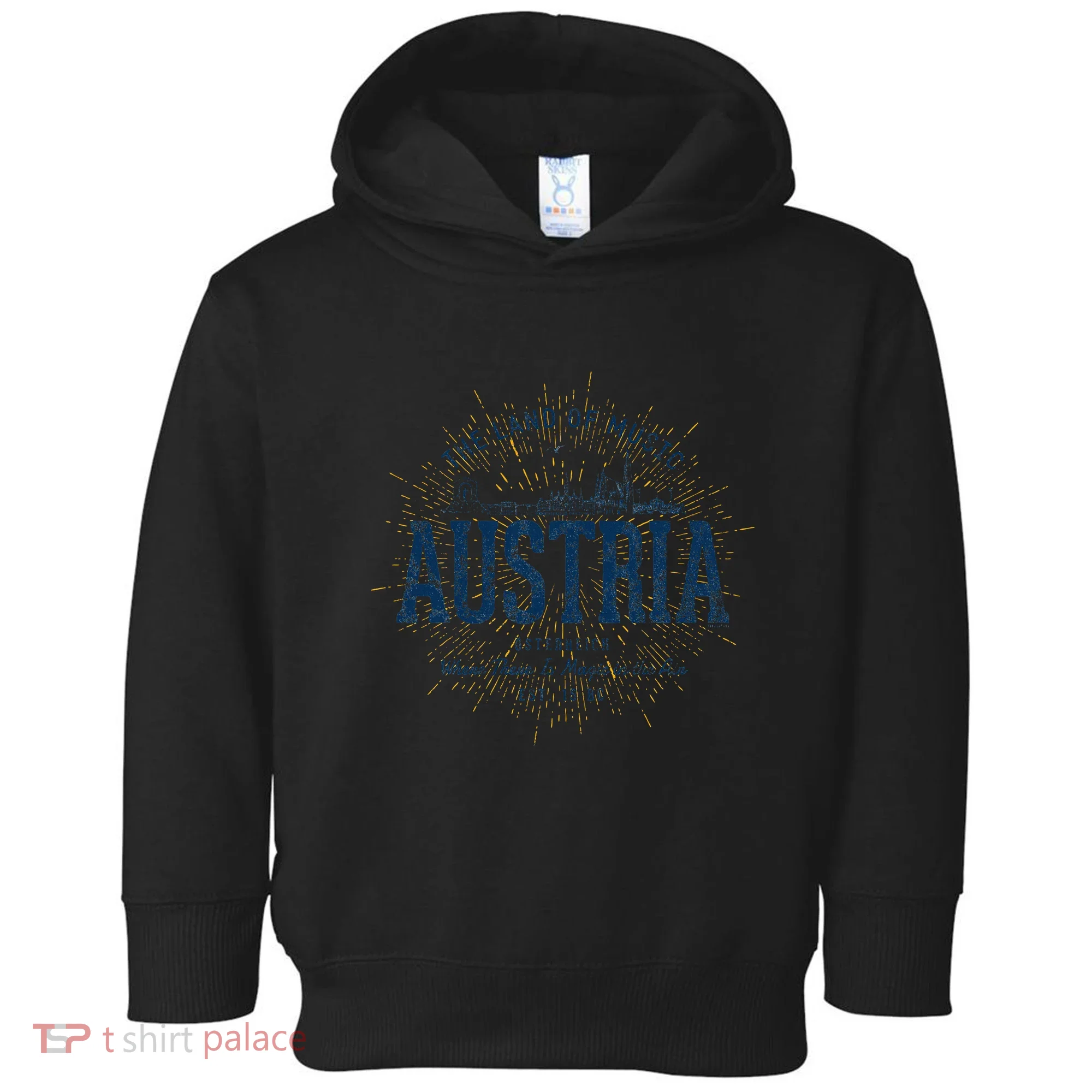 Retro Style Vintage Austria Toddler Hoodie