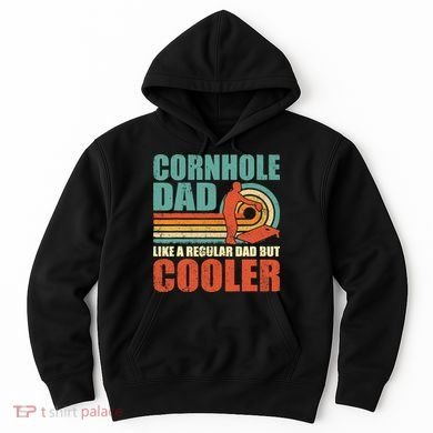 Retro Style Vintage Cornhole Dad Father's Day Hoodie