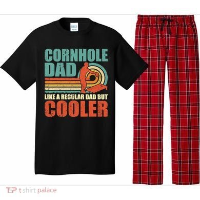 Retro Style Vintage Cornhole Dad Father's Day Pajama Set