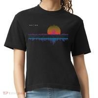 Retrowave Synthwave Vaporwave Sunset Aesthetic Comfort Colors Boxy T-Shirt thumb 0