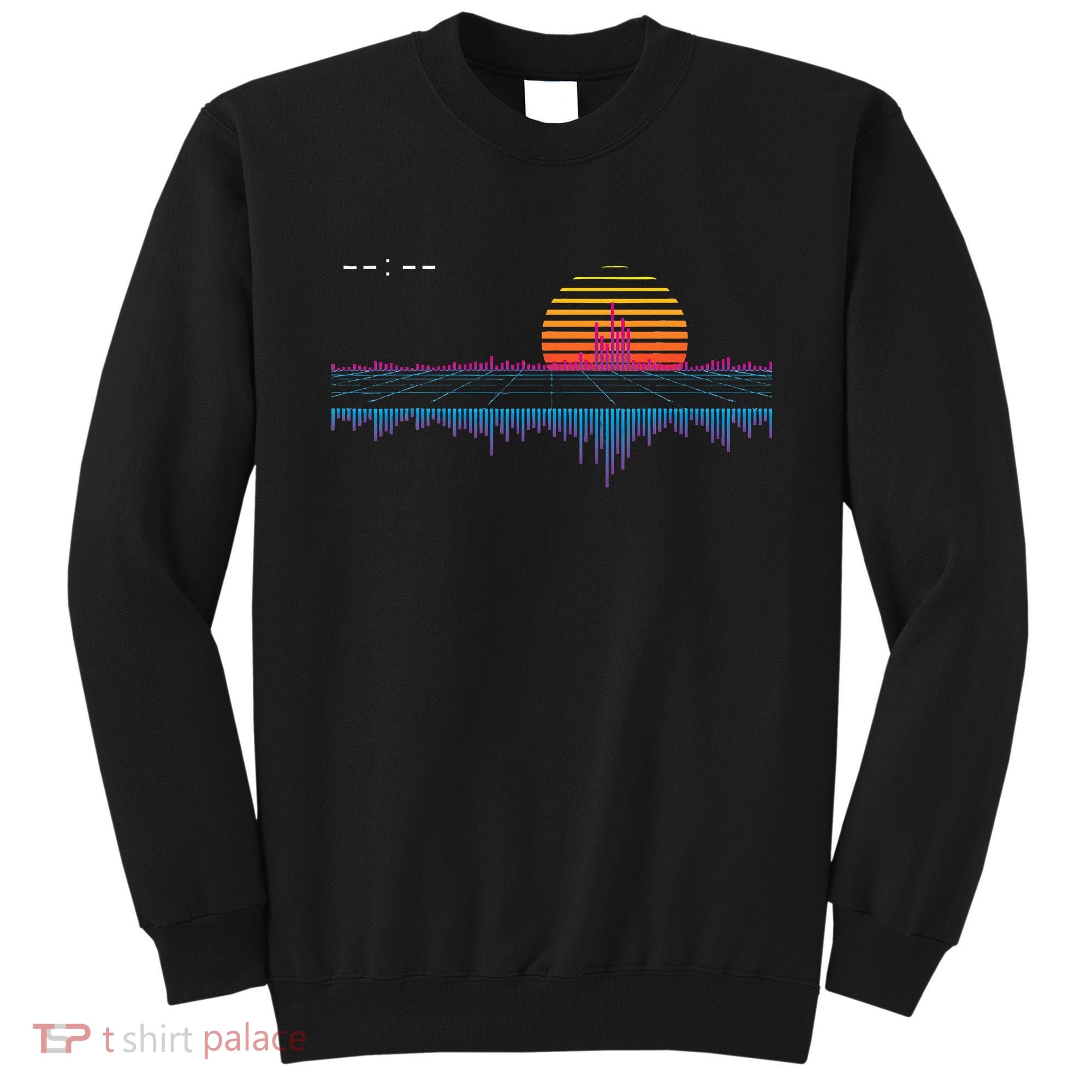Retrowave Synthwave Vaporwave Sunset Aesthetic Sweatshirt