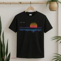 Retrowave Synthwave Vaporwave Sunset Aesthetic T-Shirt thumb 2