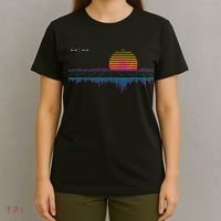 Retrowave Synthwave Vaporwave Sunset Aesthetic T-Shirt thumb 4