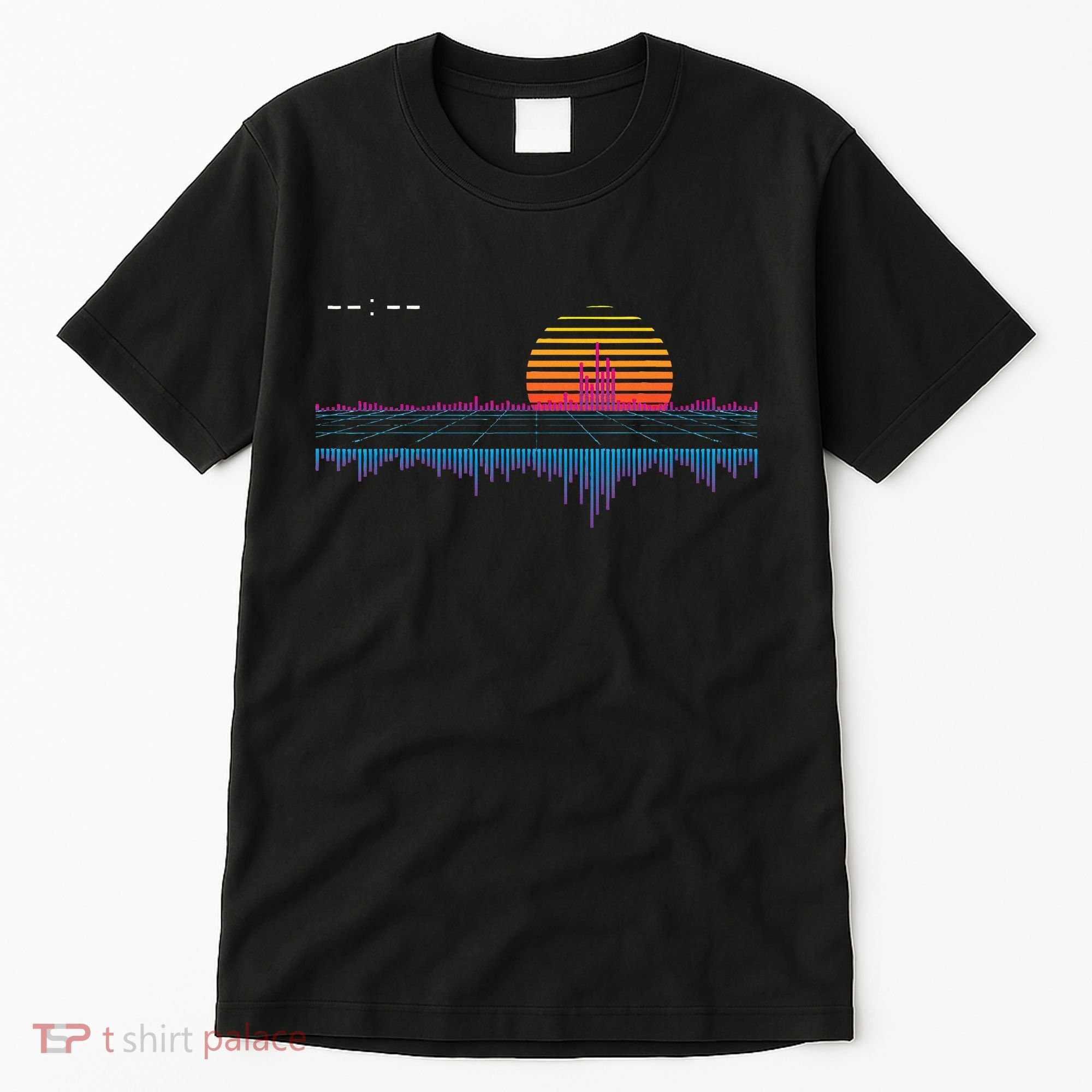 Retrowave Synthwave Vaporwave Sunset Aesthetic Tall T-Shirt