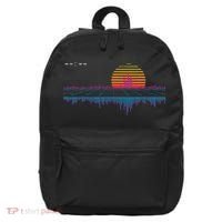 Retrowave Synthwave Vaporwave Sunset Aesthetic 16 in Basic Backpack thumb 0