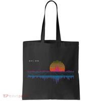 Retrowave Synthwave Vaporwave Sunset Aesthetic Tote Bag thumb 0