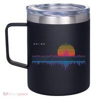 Retrowave Synthwave Vaporwave Sunset Aesthetic 12oz Stainless Steel Coffee Mug thumb 2