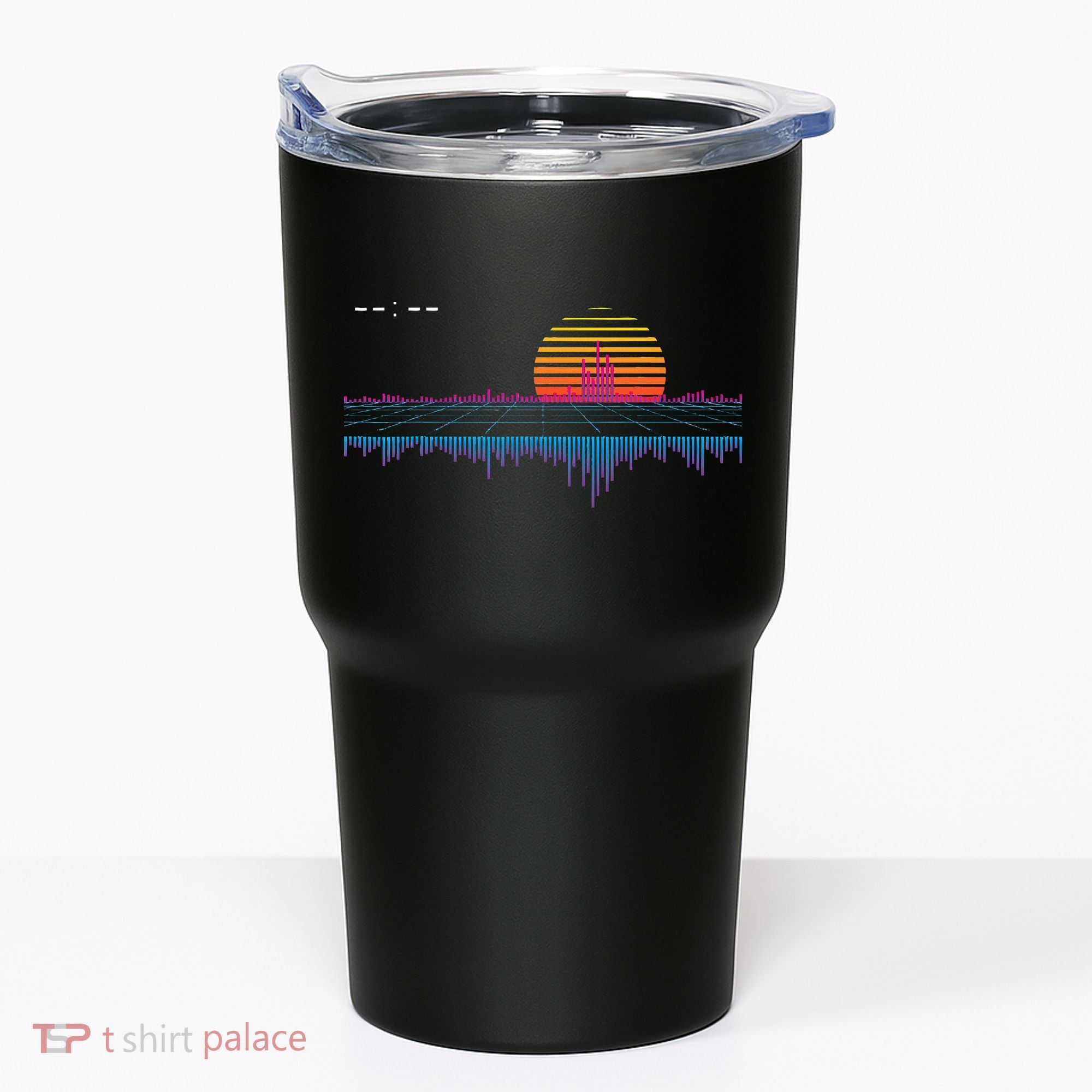 Retrowave Synthwave Vaporwave Sunset Aesthetic Tumbler