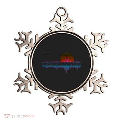 Retrowave Synthwave Vaporwave Sunset Aesthetic Ornament